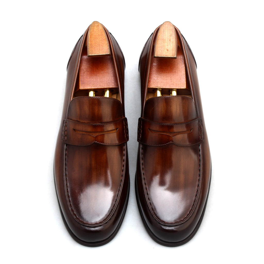 BROGUE -  Classic Moc Toe Penny Loafers