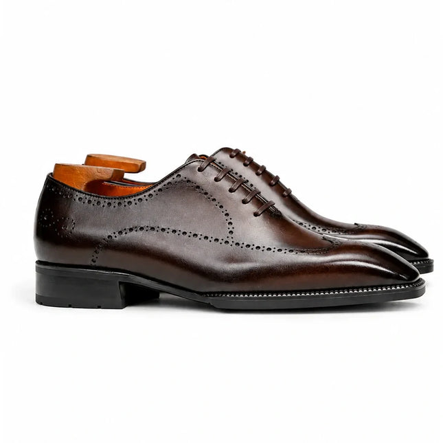 SAINT - Wingtip Cap Toe Oxfords