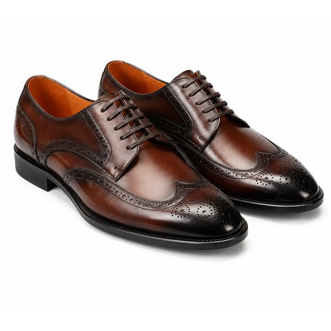 ZAFARON -  Brogue Wingtip Derbys