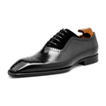 DOLPHIN - Men Suede Oxfords Wingtip