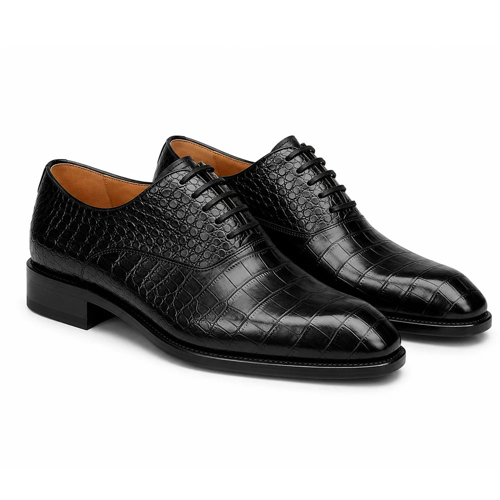 CROOK - Brogue Cap Toe Oxfords