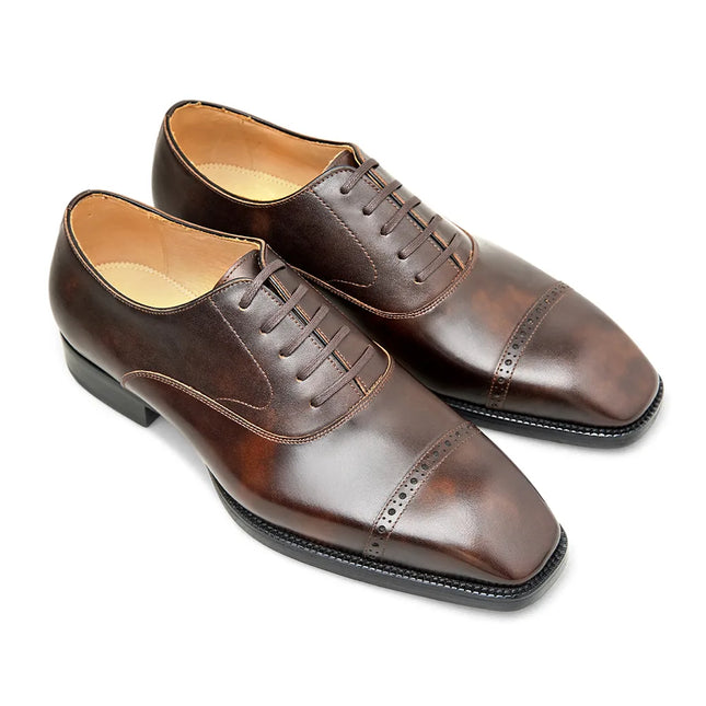 PAVILION - Plain Cap Toe Oxfords