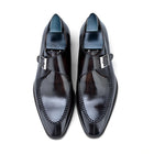 Business | Single Monkstrap Split-Toe Dress Shoe Coffee