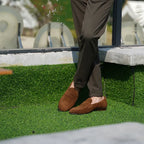 VILLANO - Men Suede Penny Loafers