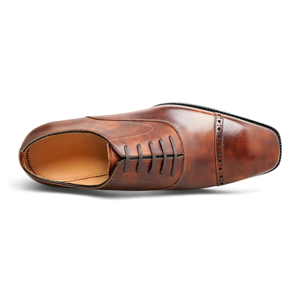 PAVILION - Plain Cap Toe Oxfords