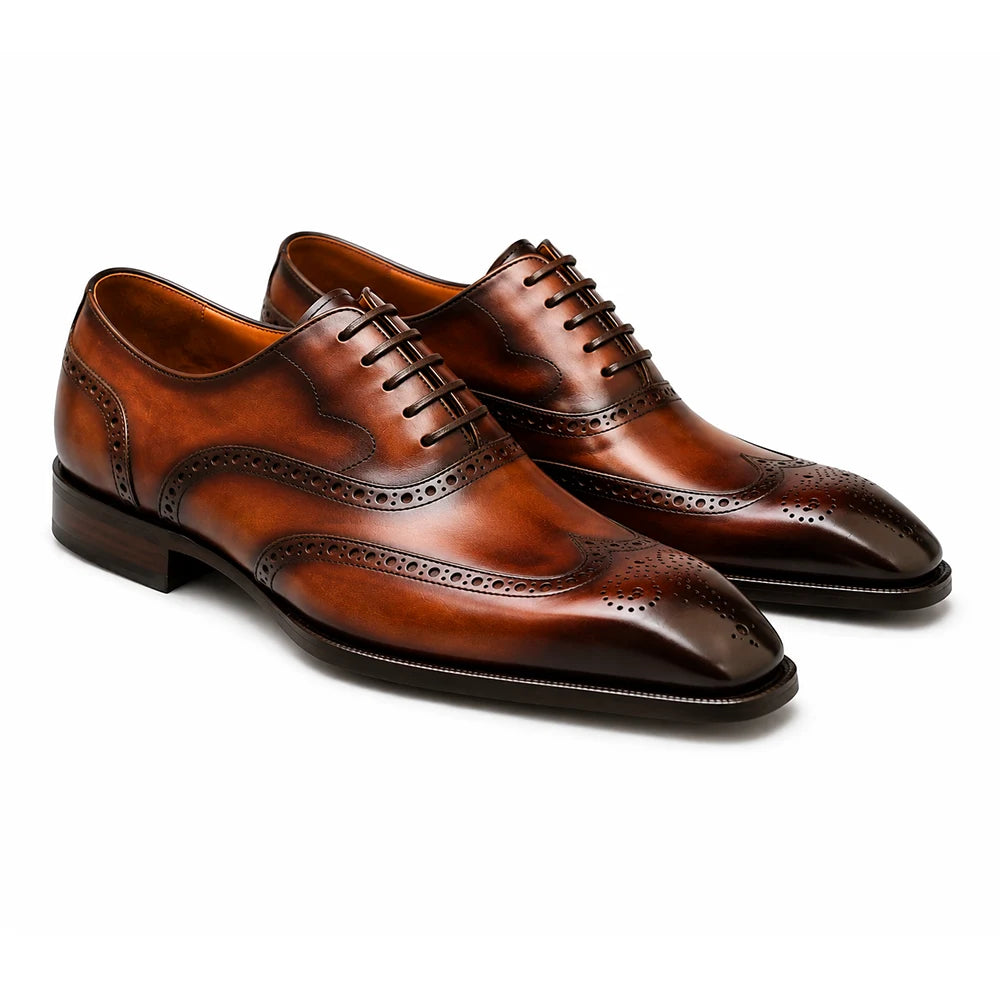 CHARLIE - Men Wingtip Oxfords