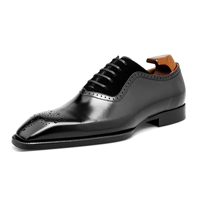 DOLPHIN - Men Suede Oxfords Wingtip
