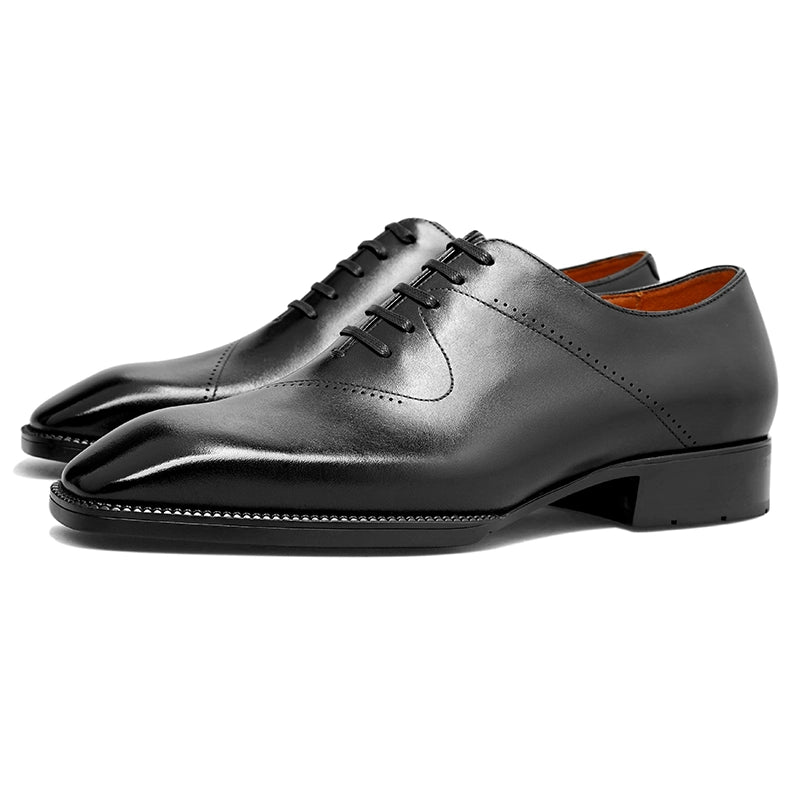 WILLIAM - Brogue Line Cap Toe Oxfords