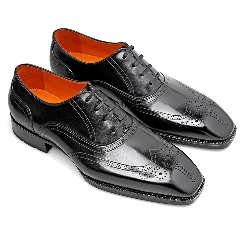 LUXURY - Brogue Wingtip Oxfords