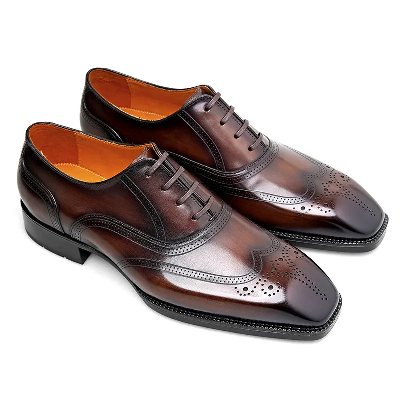 LUXURY - Brogue Wingtip Oxfords