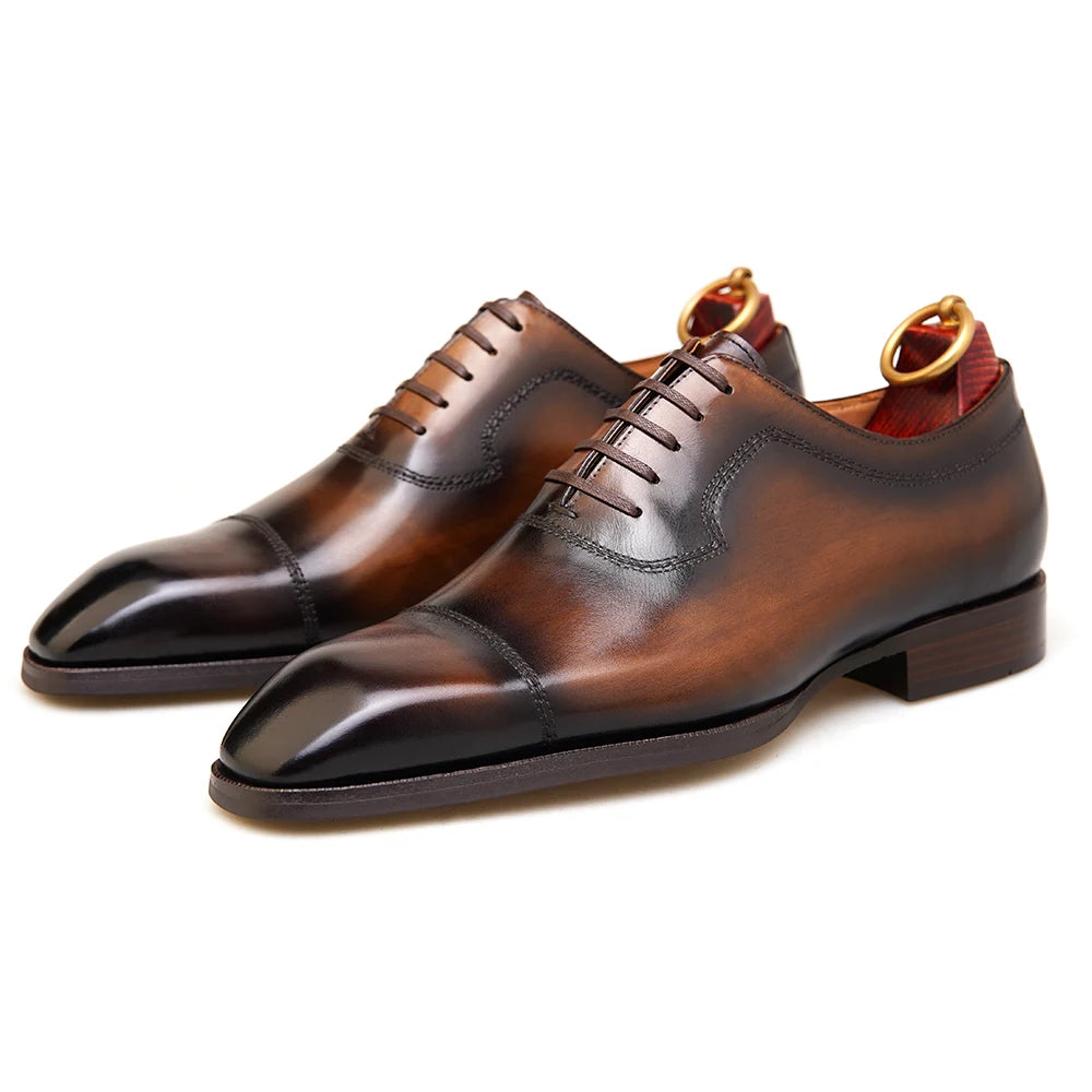 HERITAGE - Men Cap Toe Oxfords