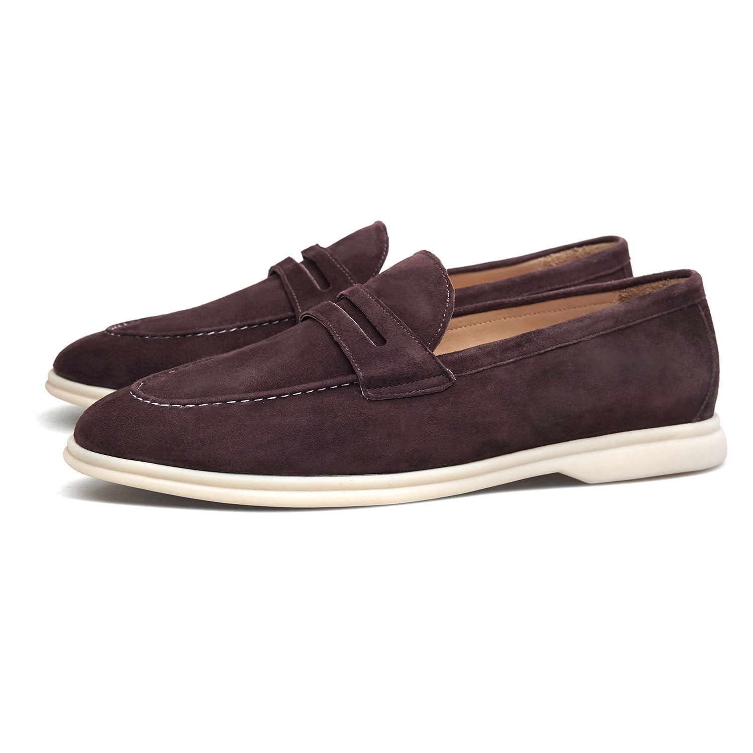 BREEZE - Men Suede Penny Loafers