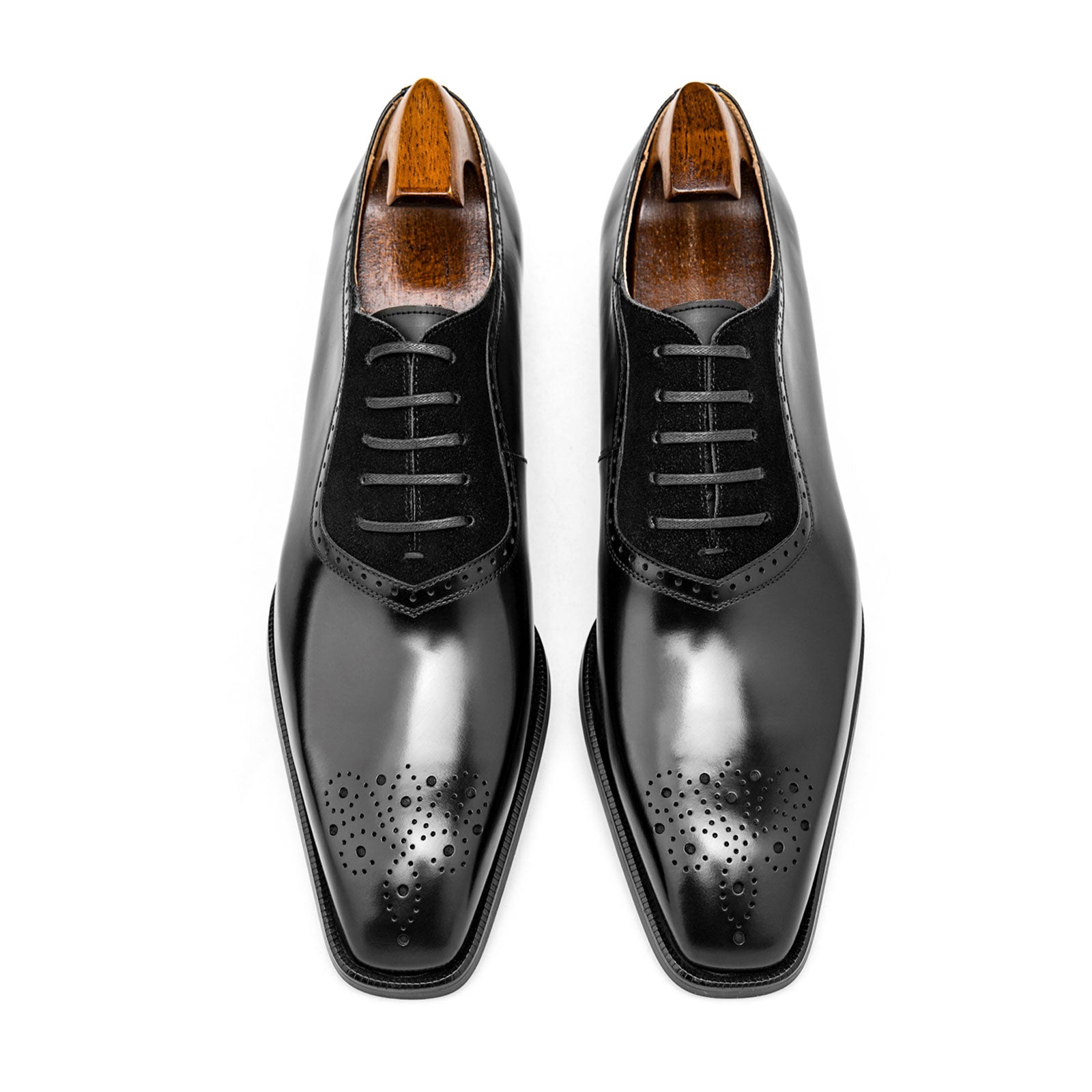 DOLPHIN - Men Suede Oxfords Wingtip