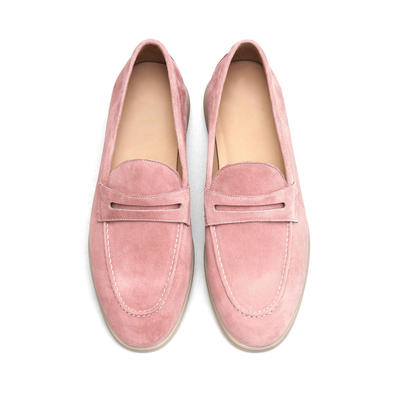 BREEZE - Men Suede Penny Loafers