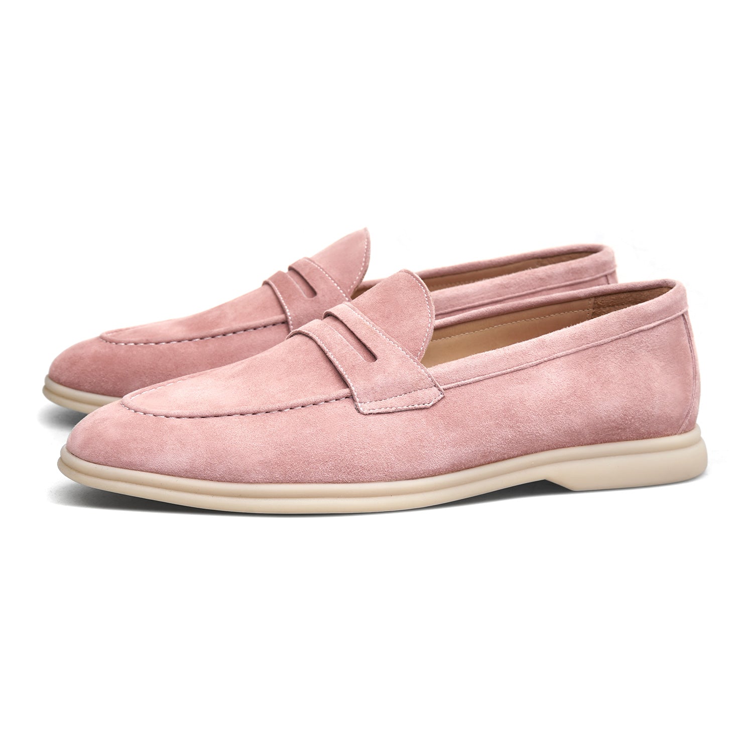 BREEZE - Men Suede Penny Loafers