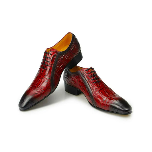Mogghal |  Oxfords Formal Business Crocodile Shoes