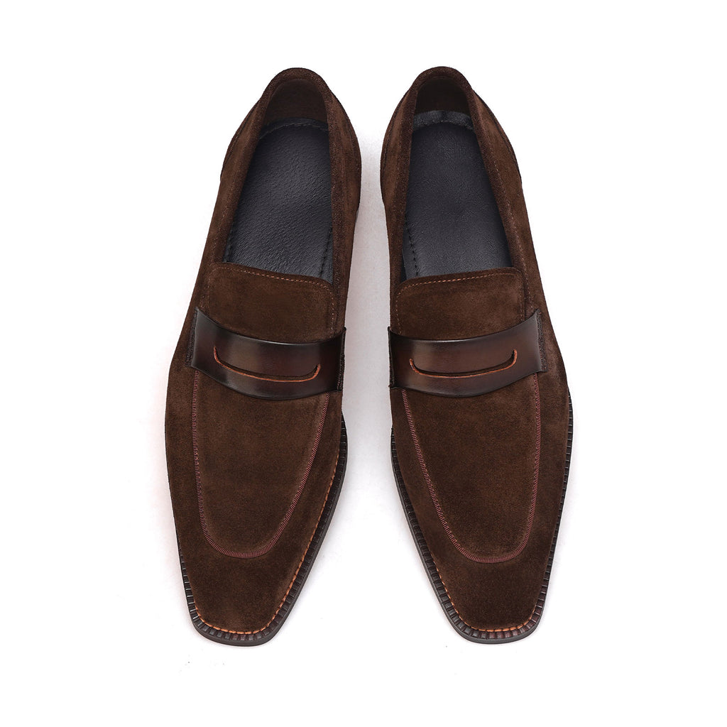 WOLVERINE - Suede Penny Loafers